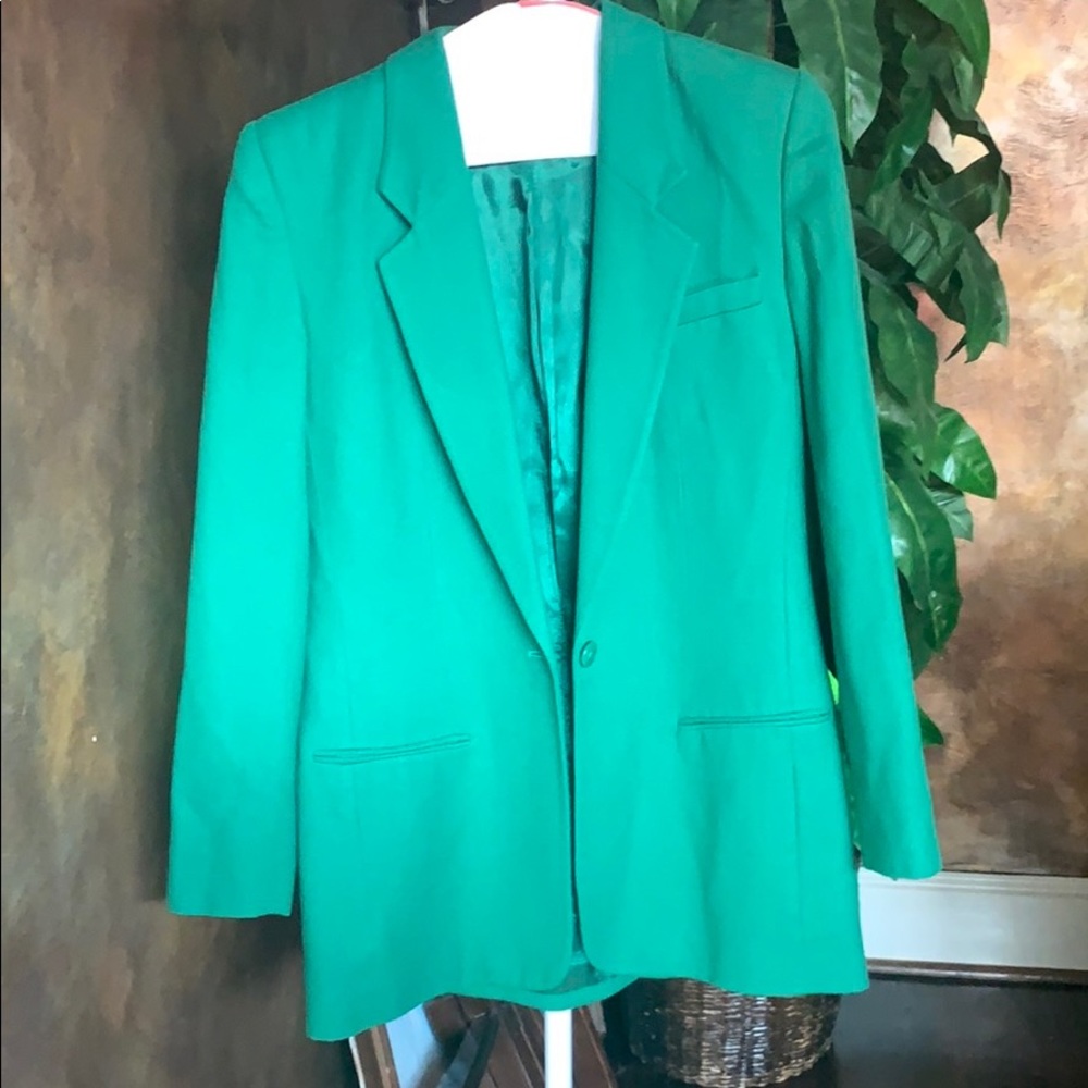 CHAUS Green Blazer